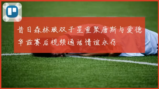 昔日森林狼双子星重聚唐斯与爱德华兹赛后视频通话情谊永存